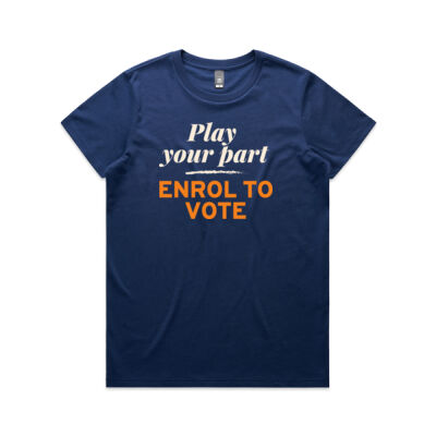 Enrol To Vote tee - women Thumbnail
