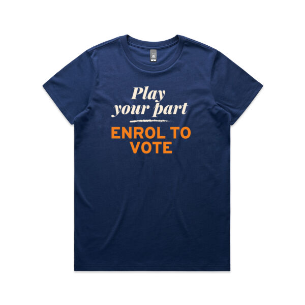 Enrol To Vote tee - women Thumbnail