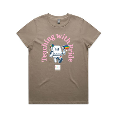 Teaching with Pride. Womens Tee Thumbnail