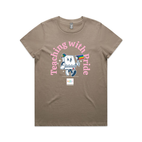 Teaching with Pride. Womens Tee Thumbnail