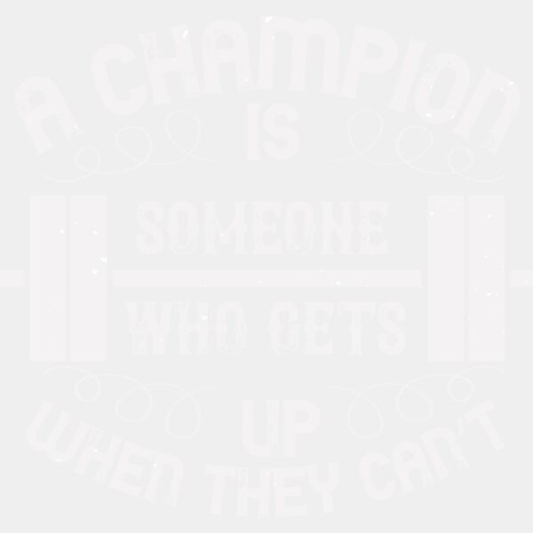 A champion is someone who gets up when they cant Thumbnail